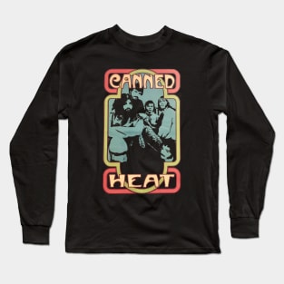 Blues Jammin' with Heat Vintage Vibes Long Sleeve T-Shirt